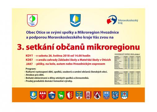 Mikroregion Hvozdnice - plakát