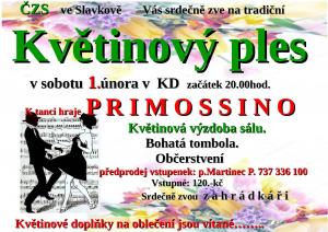 květinový ples plakát