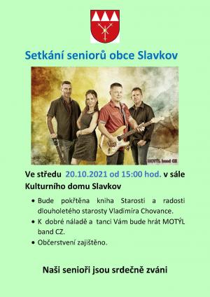 Setkání seniorů obce Slavkov