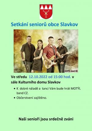 Setkání seniorů obce Slavkov