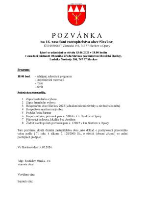 Pozvánka